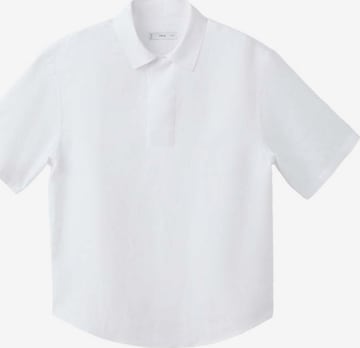 MANGO MAN Poloshirt 'Bay' in Weiß: Vorderseite