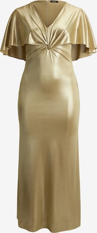 Lauren Ralph LaurenVečernja haljina - zlatna boja: prednji dio