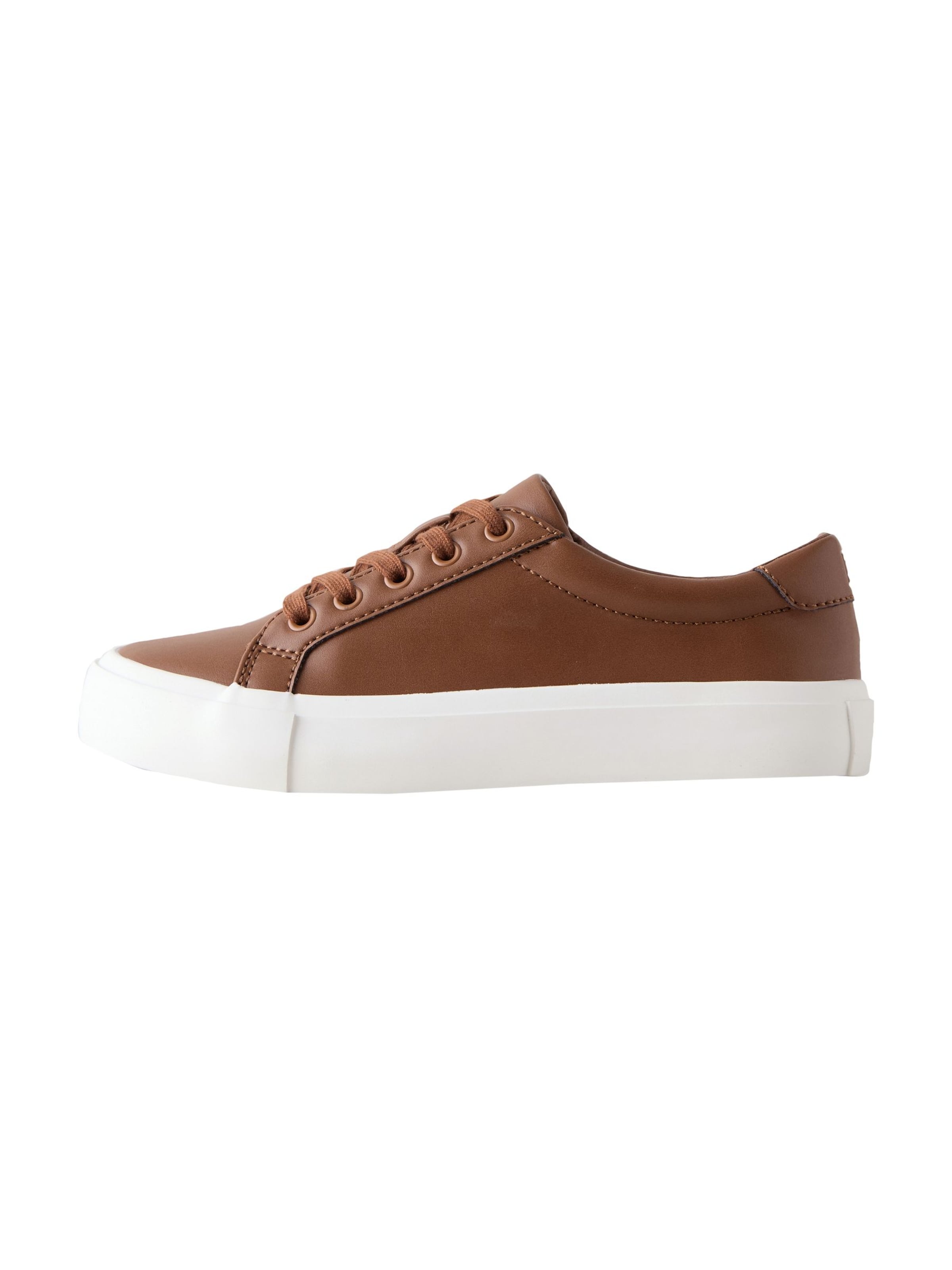 Next Trainers in Brown: front