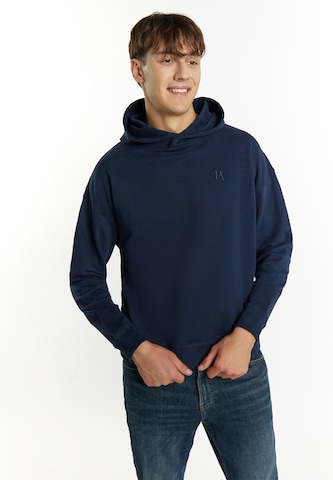 MO Sweatshirt in Blauw: voorkant