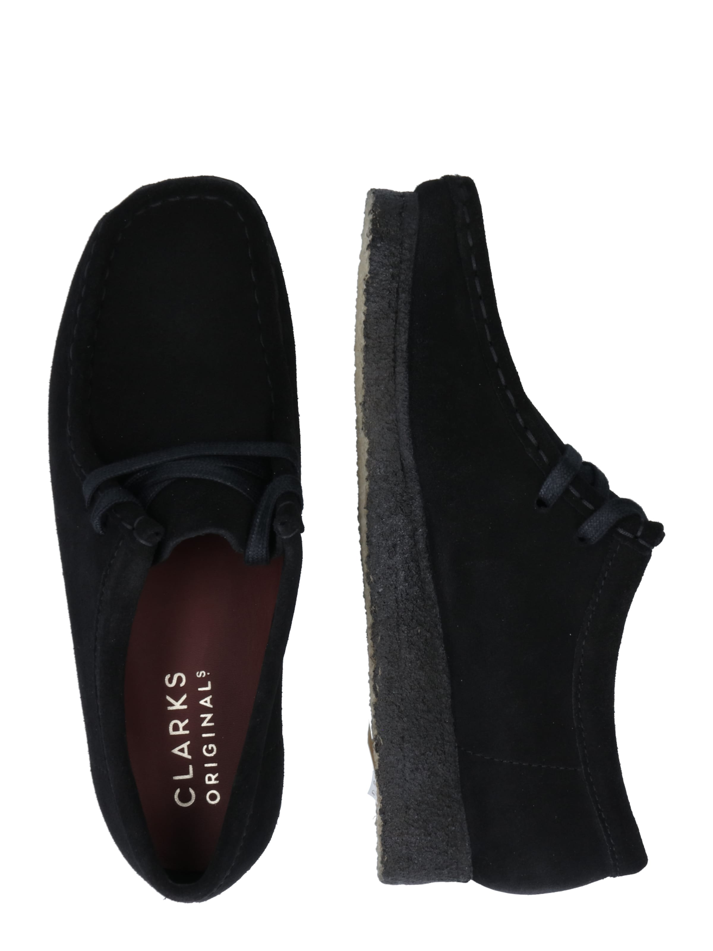 Clarks Originals Classic Flats 'Wallabee' in Black