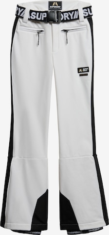 Pantalon de sport Superdry en blanc : devant