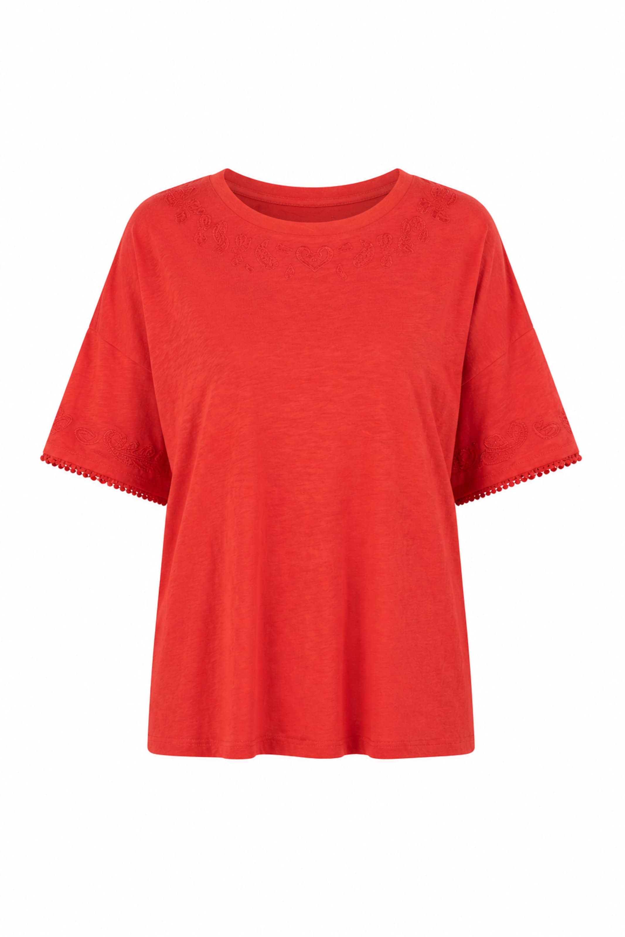Shape Of You T-Shirt in Orange: Vorderseite