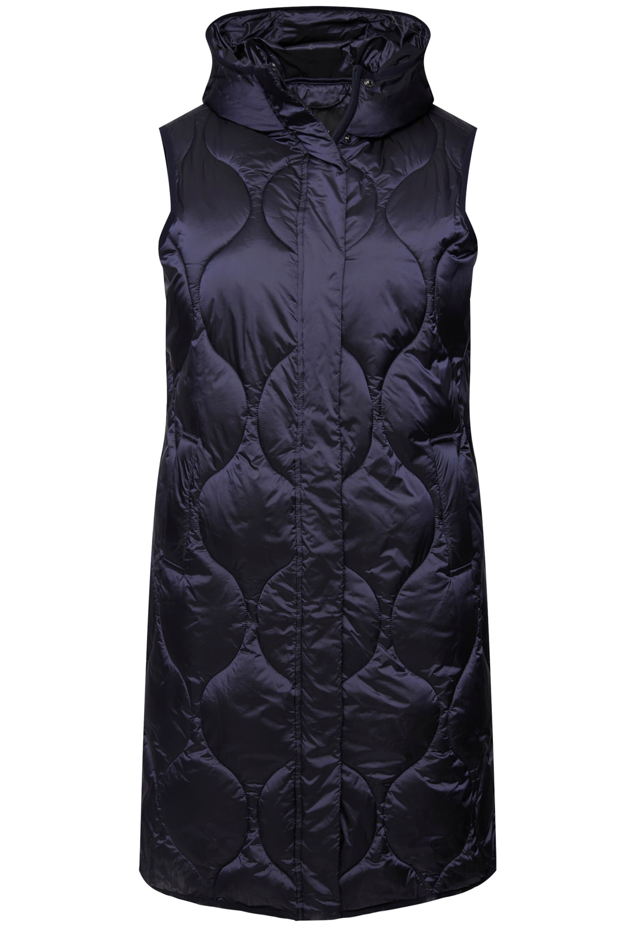 Ulla Popken Weste in Blau: Vorderseite