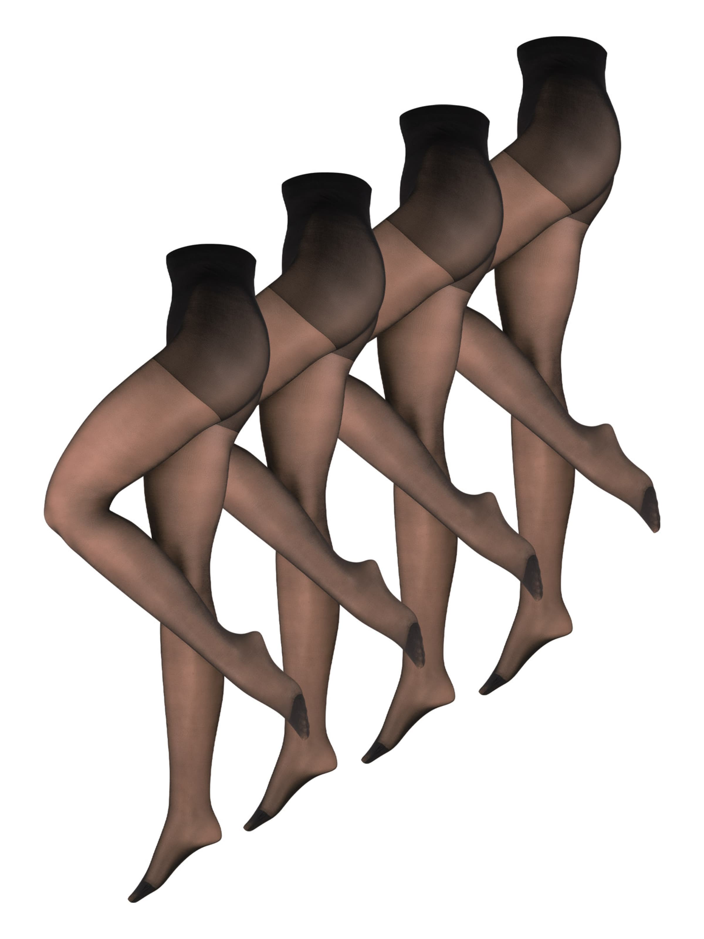 Collants ' Glamour 30 DEN ' Nur Die en noir : devant