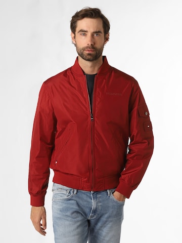 TOMMY HILFIGER Between-Season Jacket in Red: front