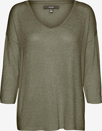 VERO MODA Pull-over 'BRIANNA' en marron / vert, Vue avec produit