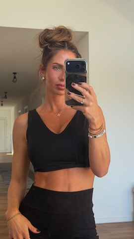 V!BE STUD!OS Bustier Urheilurintaliivit värissä musta