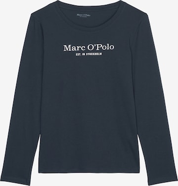 Marc O'Polo Longsleeve ' Mix & Match Cotton ' in Blau: predná strana