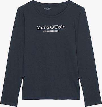 Marc O'Polo Longsleeve ' Mix & Match Cotton ' in Blau: Vorderseite