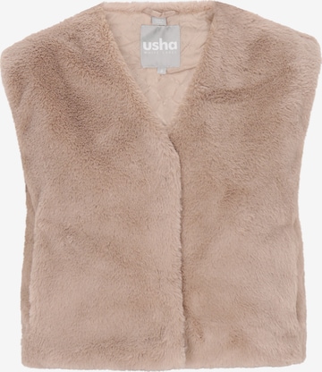 usha WHITE LABEL Жилетка в Бежевый: спереди