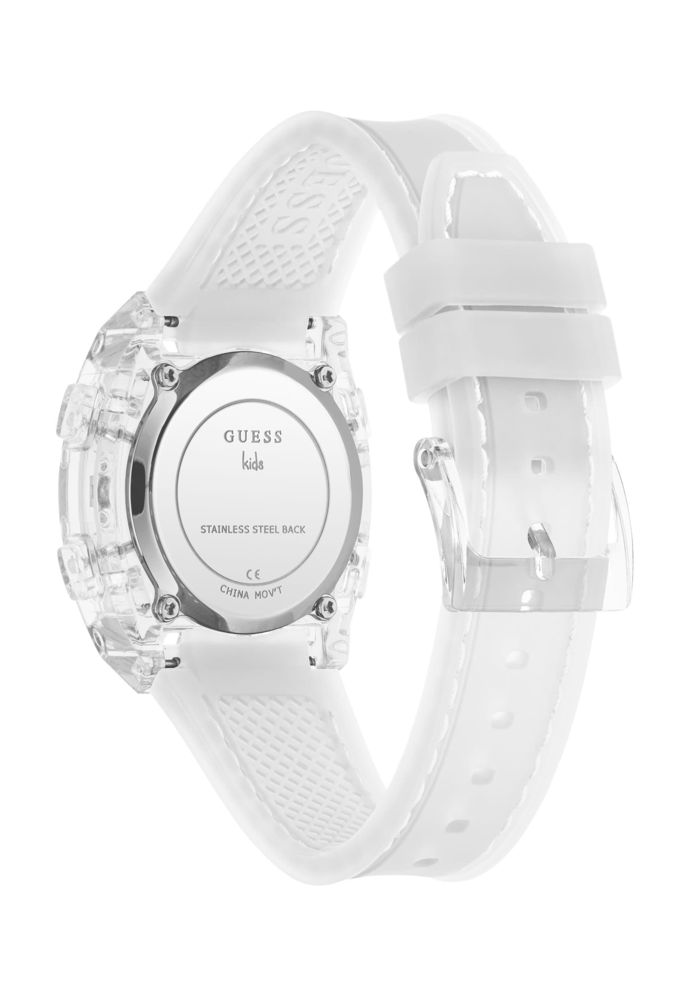 Orologio 'Phineas' di GUESS in trasparente