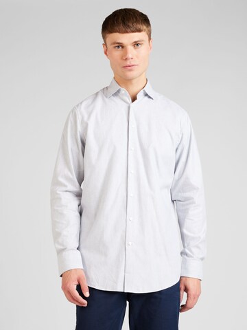 Coupe regular Chemise business SEIDENSTICKER en gris : devant