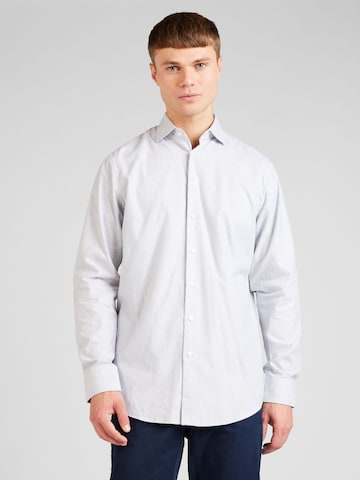 SEIDENSTICKER - Ajuste regular Camisa de negocios en gris: frente