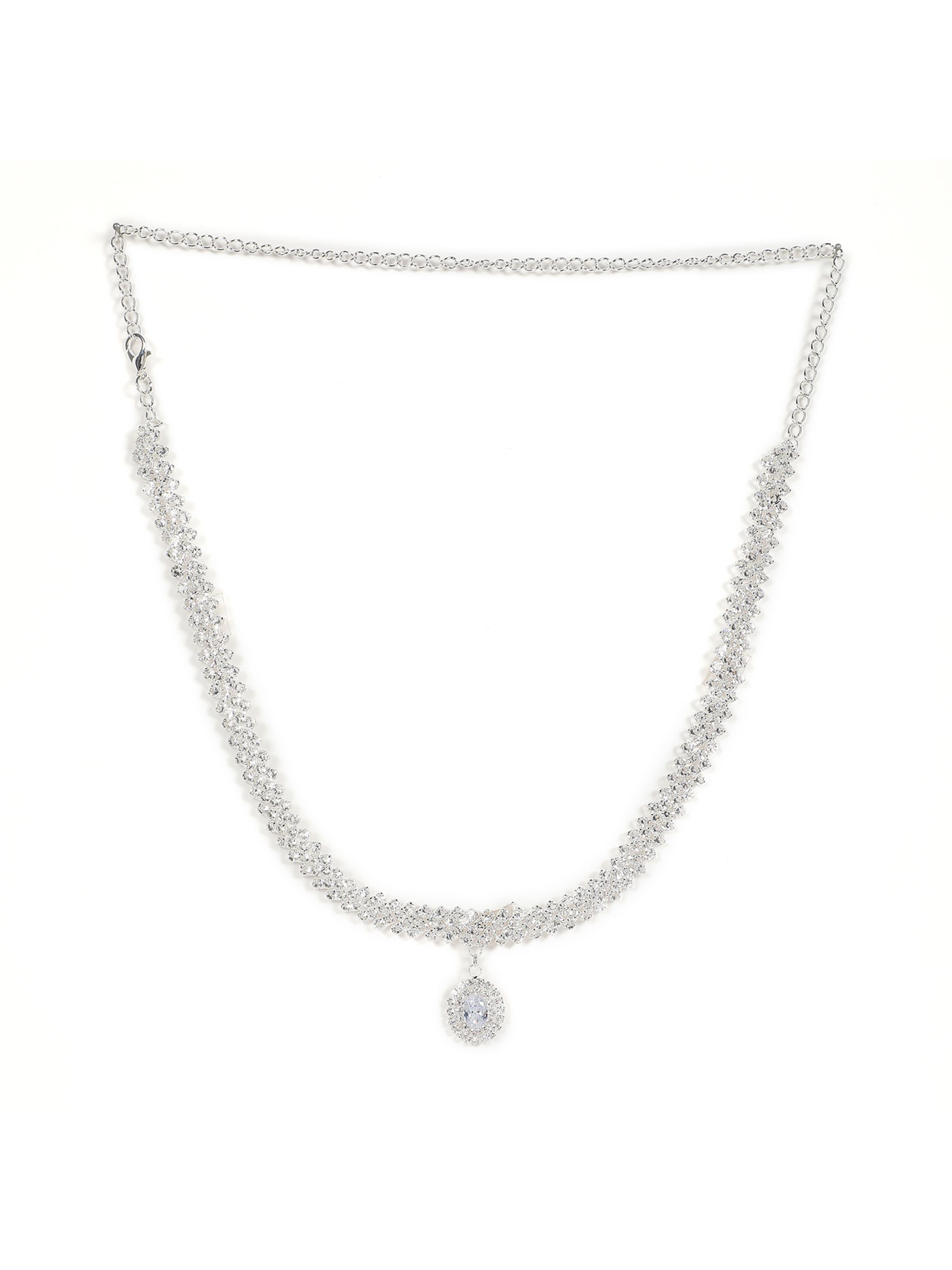 SOHI Σετ κοσμημάτων ' Vadhi ' σε ασημί