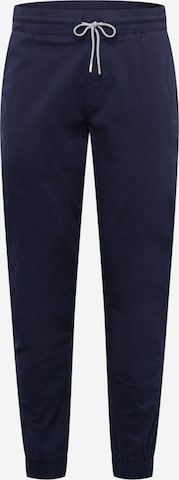 recolution Tapered Chino 'MUSA' in Blauw: voorkant