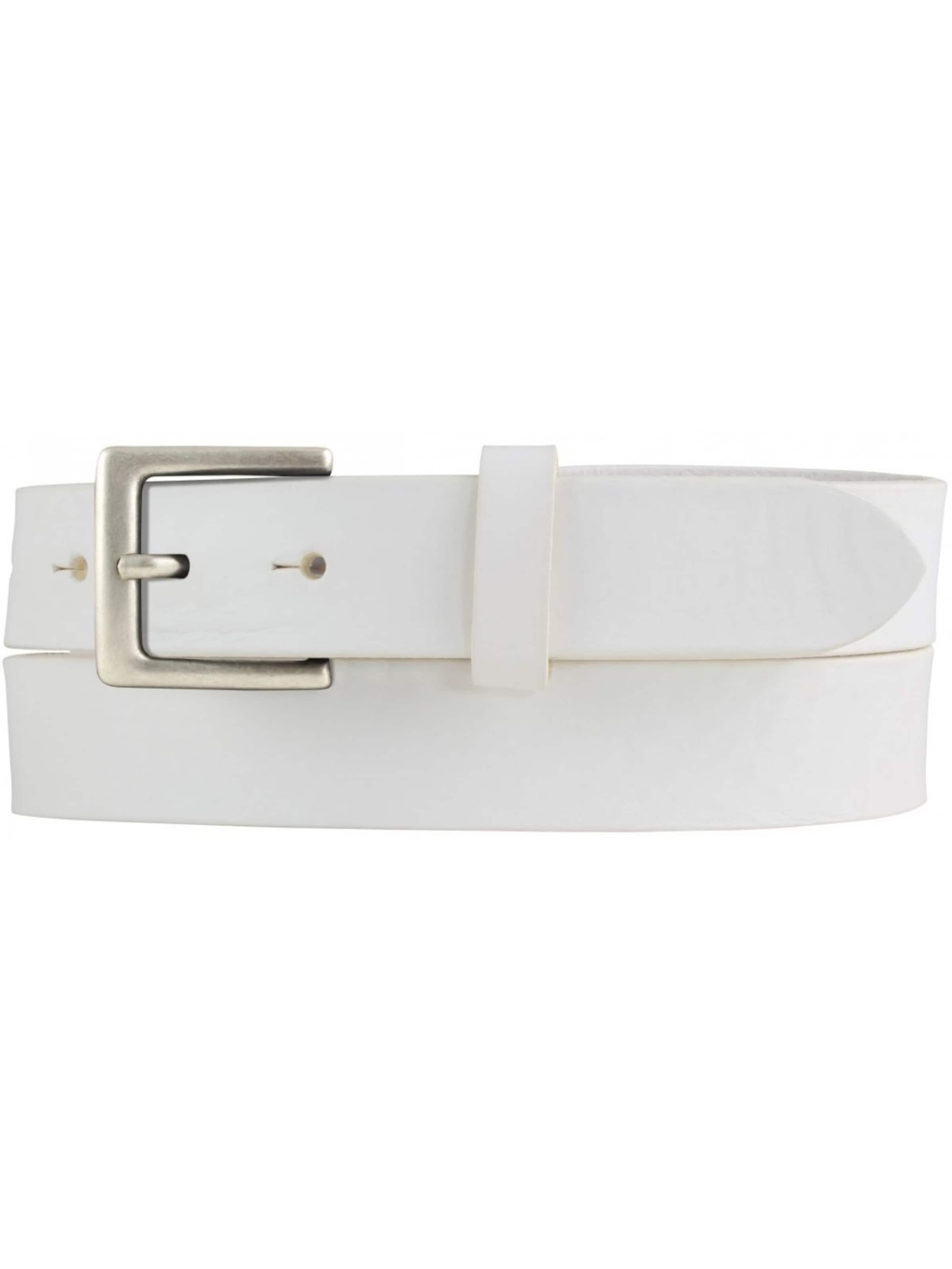 BELTINGER Belt 'Bresciaa' in White: front