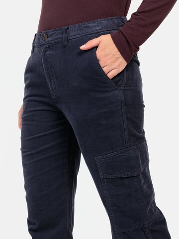 CAMEL ACTIVE Loosefit Cargo Hose aus Cord in Blau