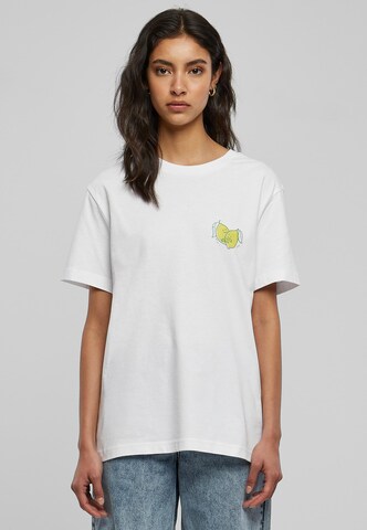 Days Beyond Shirt 'Easy Peasy' in White