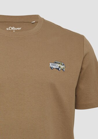 s.Oliver T-Shirt in Beige