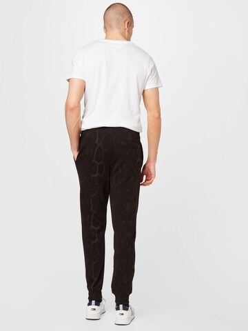 HUGO - Tapered Calças 'Danther' em castanho