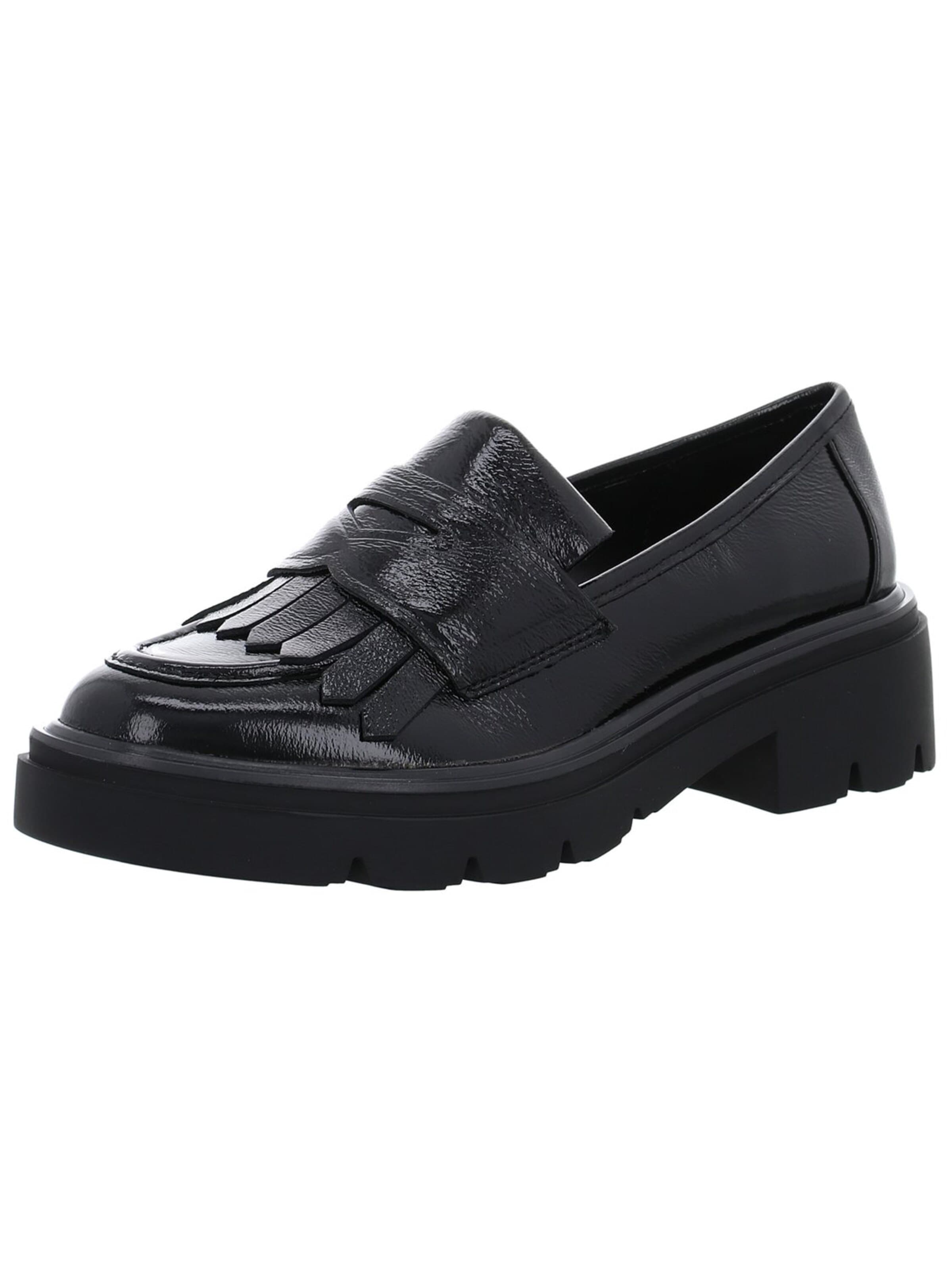 Regarde le Ciel Slippers in Black: front