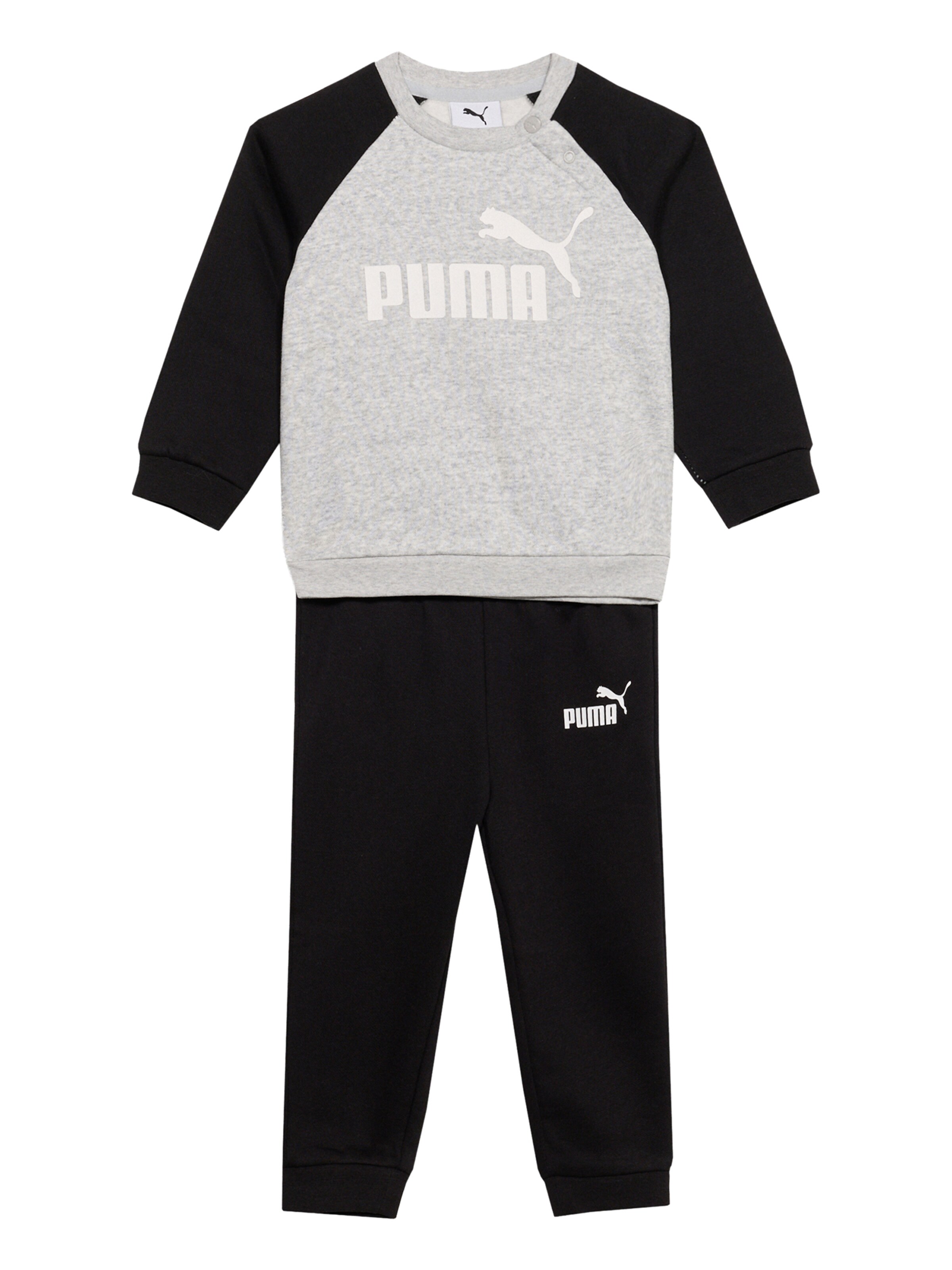 PUMA Sweatsuit 'Minicats Essentials' in Black: front