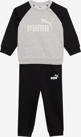 PUMA Sweatsuit 'Minicats Essentials' in Black: front