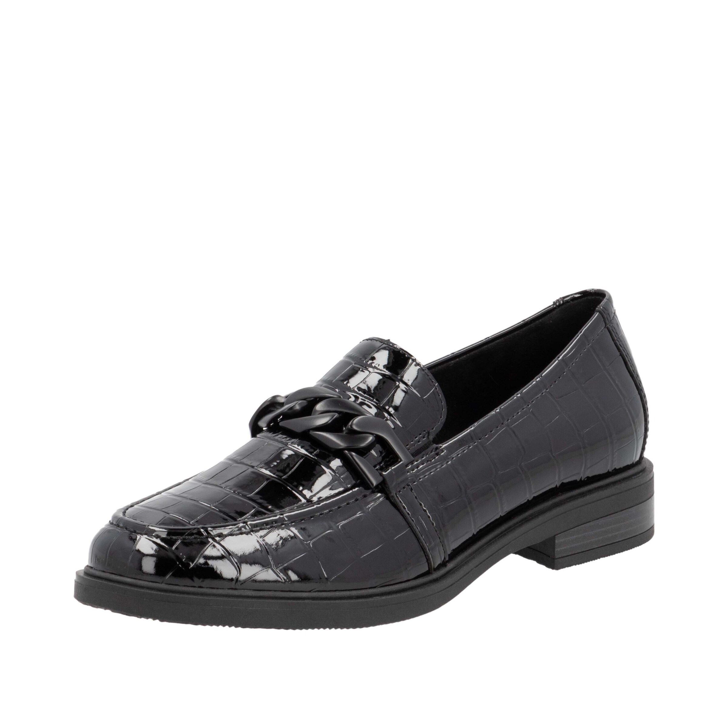 Chaussure basse REMONTE en noir : devant