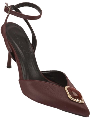 Limoya Slingpumps 'Laura' in Bruin: voorkant