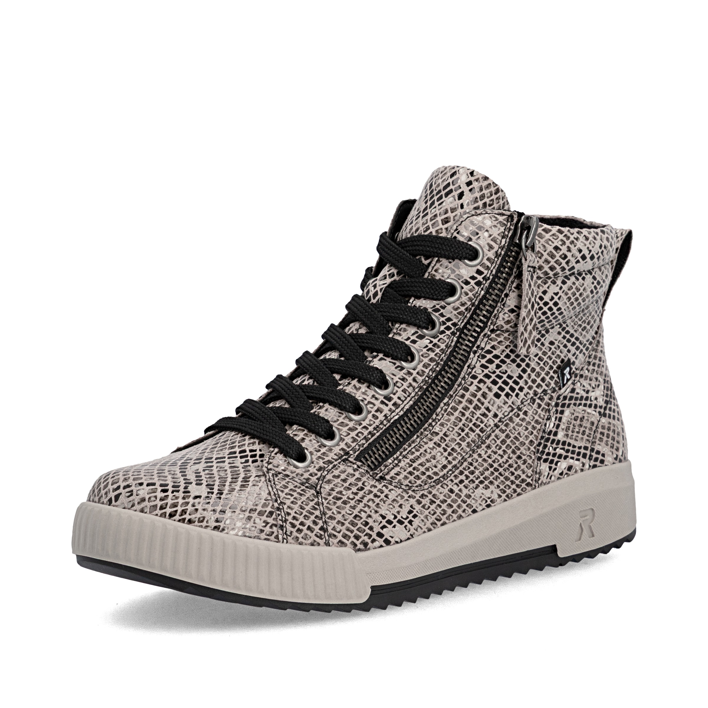 Baskets hautes ' W0164 ' Rieker en marron : devant