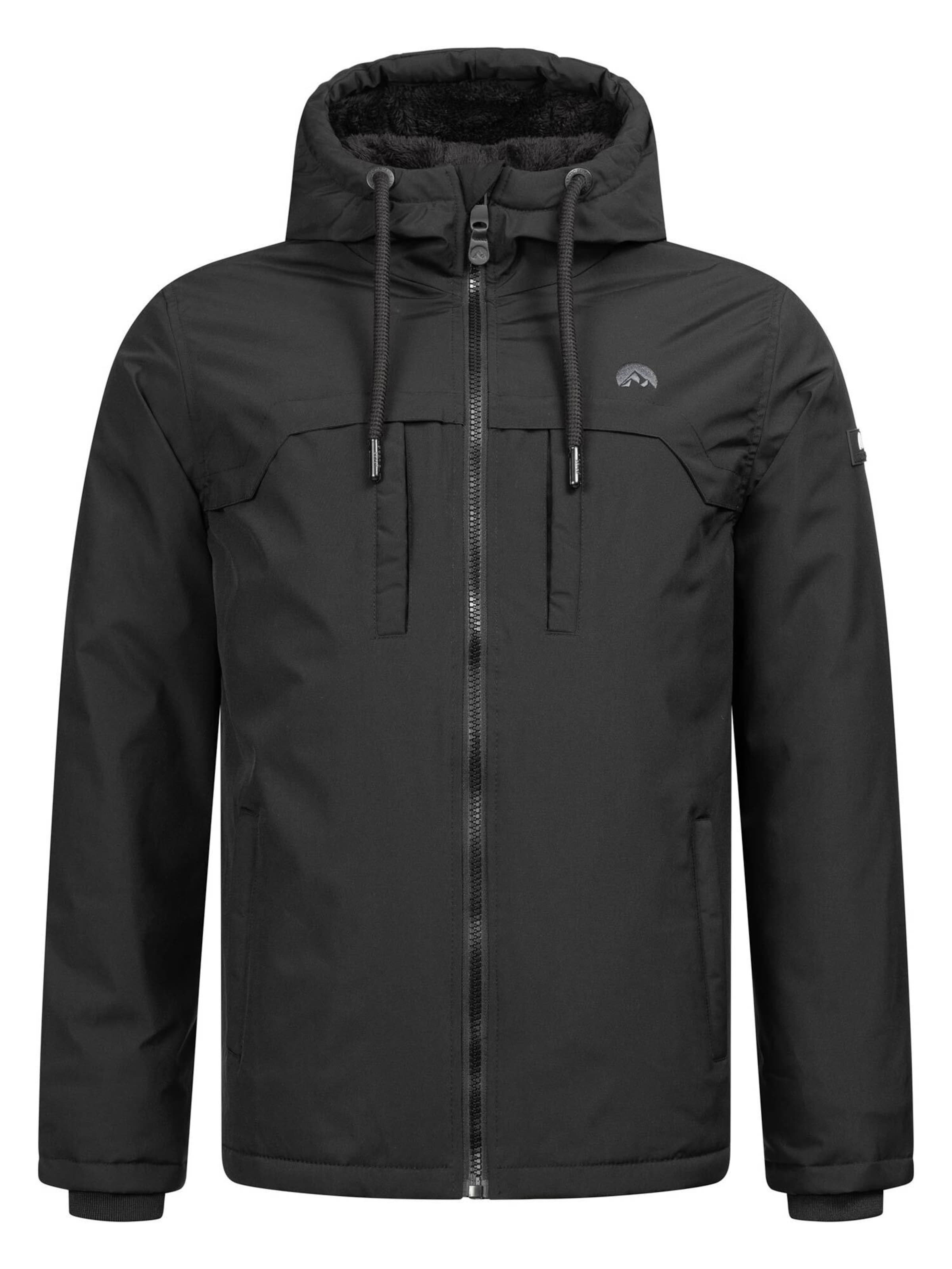Arctic Seven Jacke in Schwarz: Vorderseite