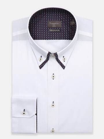 Slim fit Camicia business di 7Camicie in bianco: frontale