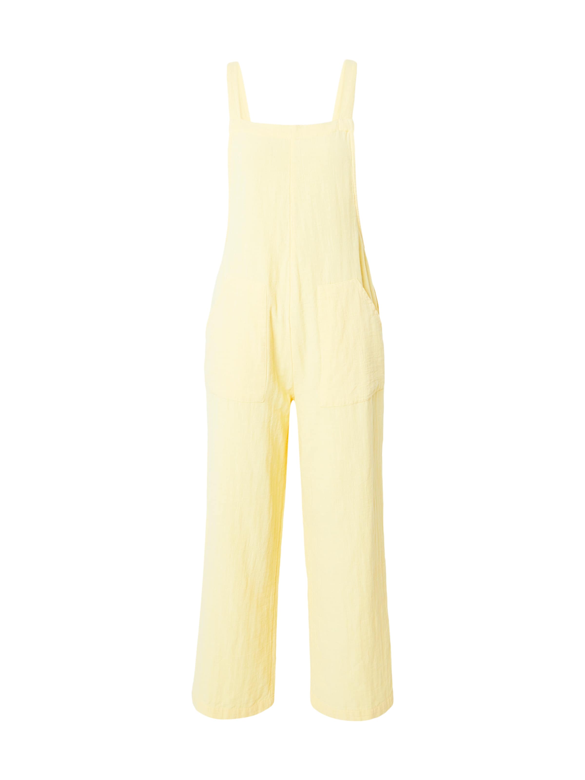 BILLABONG Szabványos Kantáros nadrágok 'Pacific Time' - sárga: elől