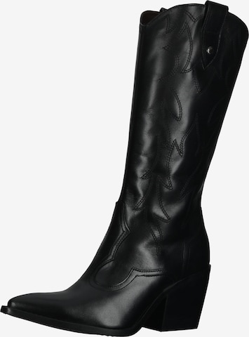 Bottes de cowboy 'Alice' Nero Giardini en noir : devant