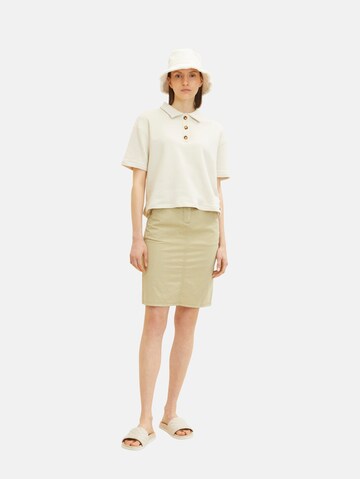 TOM TAILOR Skirt in Beige