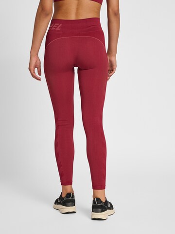 Hummel Skinny Sporthose in Rot