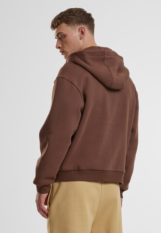 Urban Classics Sweat jacket in Brown