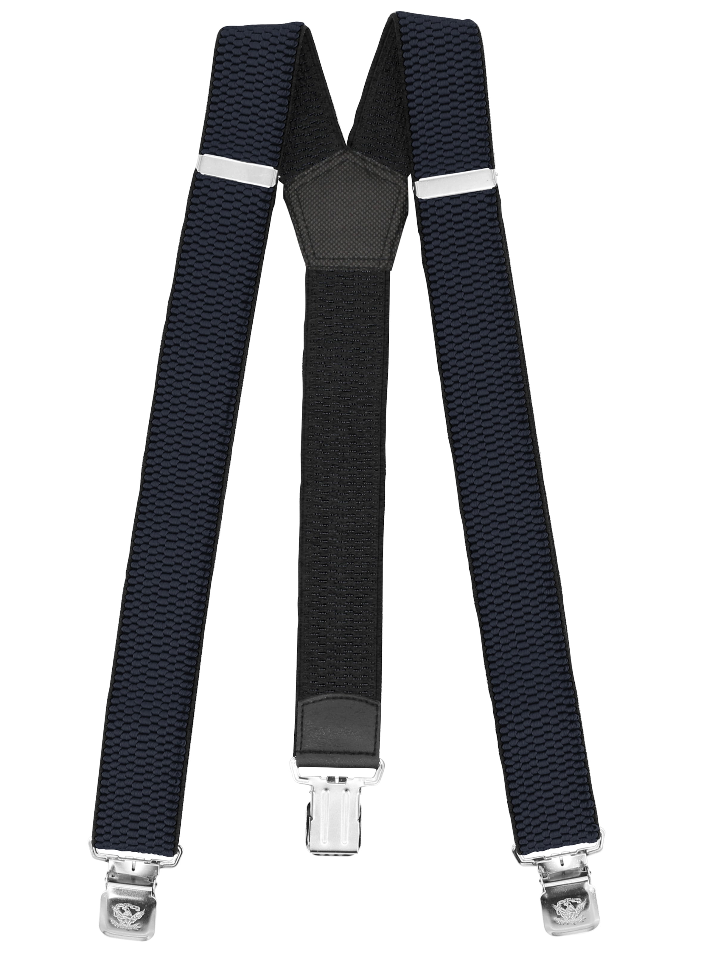 Fabio Farini Suspenders in Blue: front