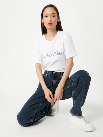 Regular Tricou de la Calvin Klein Underwear pe alb