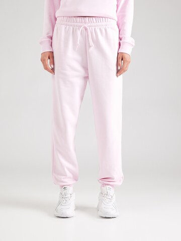 ADIDAS SPORTSWEAR Tapered Sports trousers in Pink: front