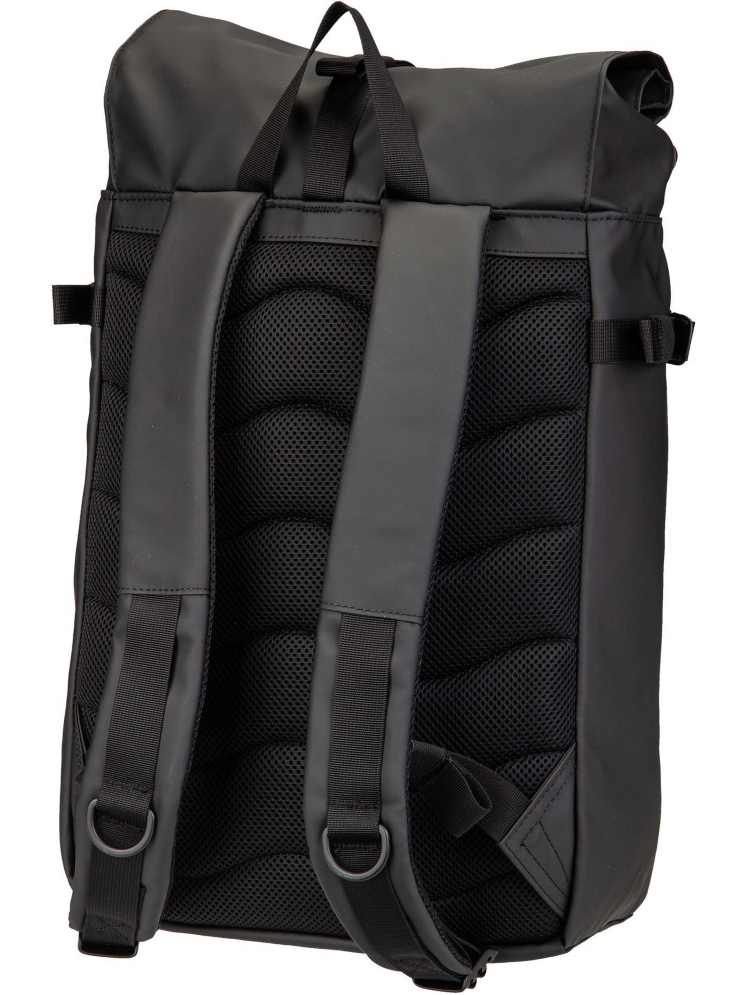 SANDQVIST Backpack 'Stream Slim Rolltop M' in Black