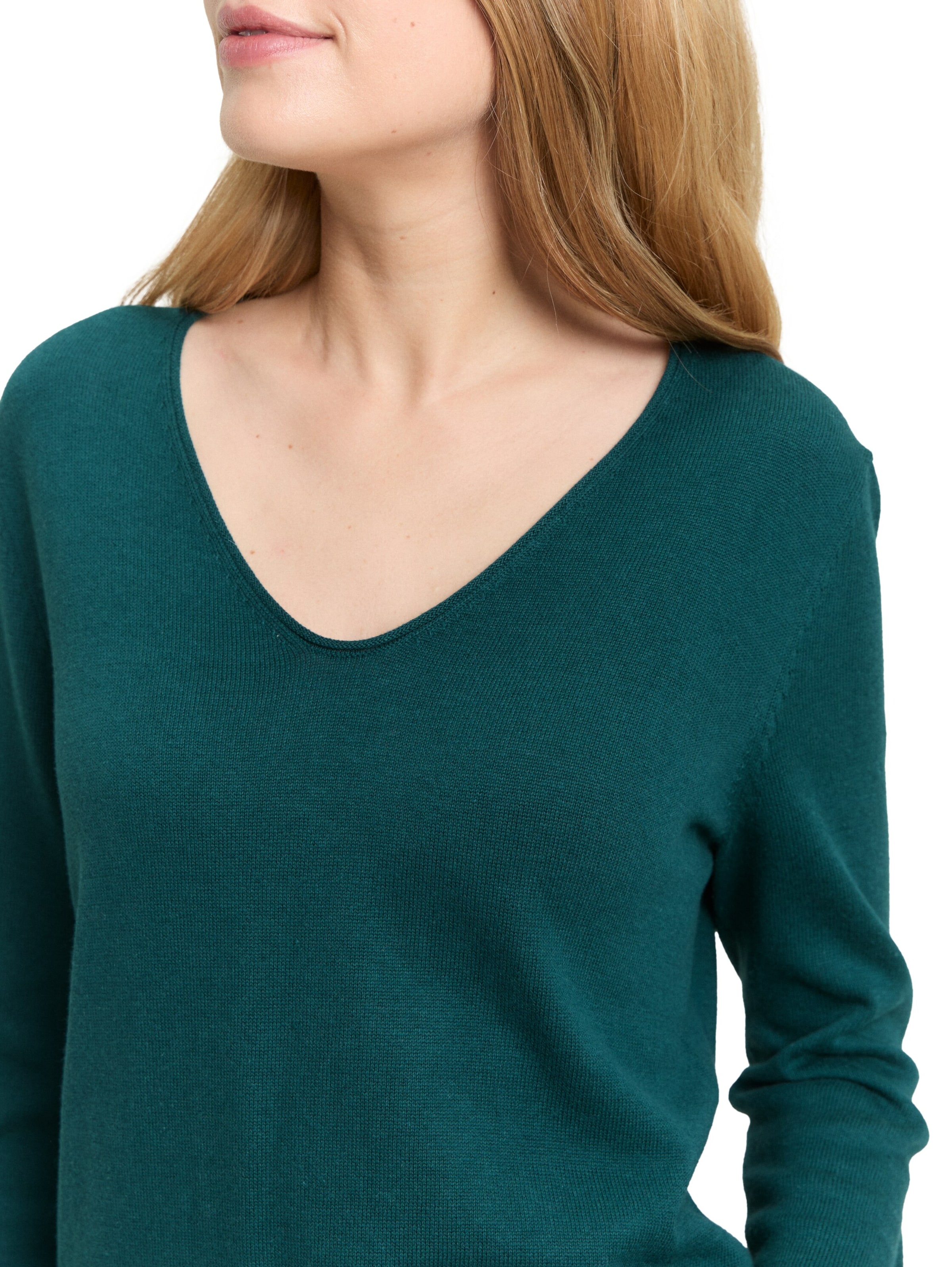 TOM TAILOR Sweater in Green