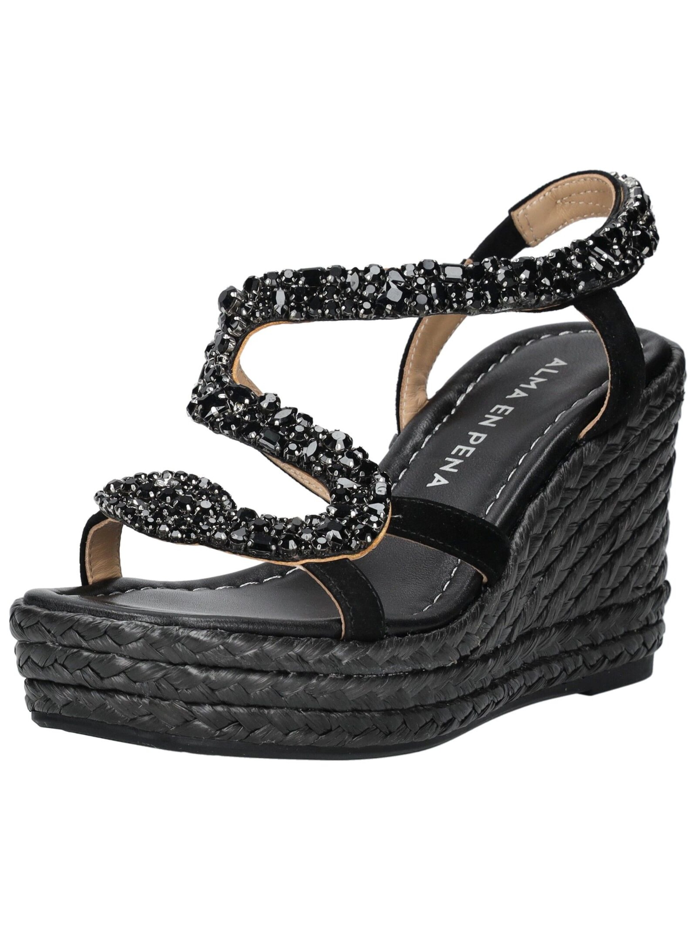 Alma En Pena Sandale in schwarz, Produktansicht