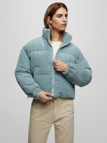 Pull&Bear Tussenjas in Blauw: voorkant