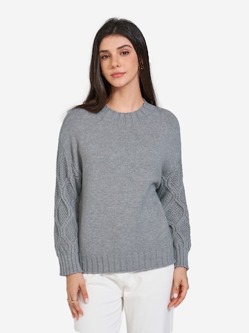 Pull-over Imily Bela en gris : devant