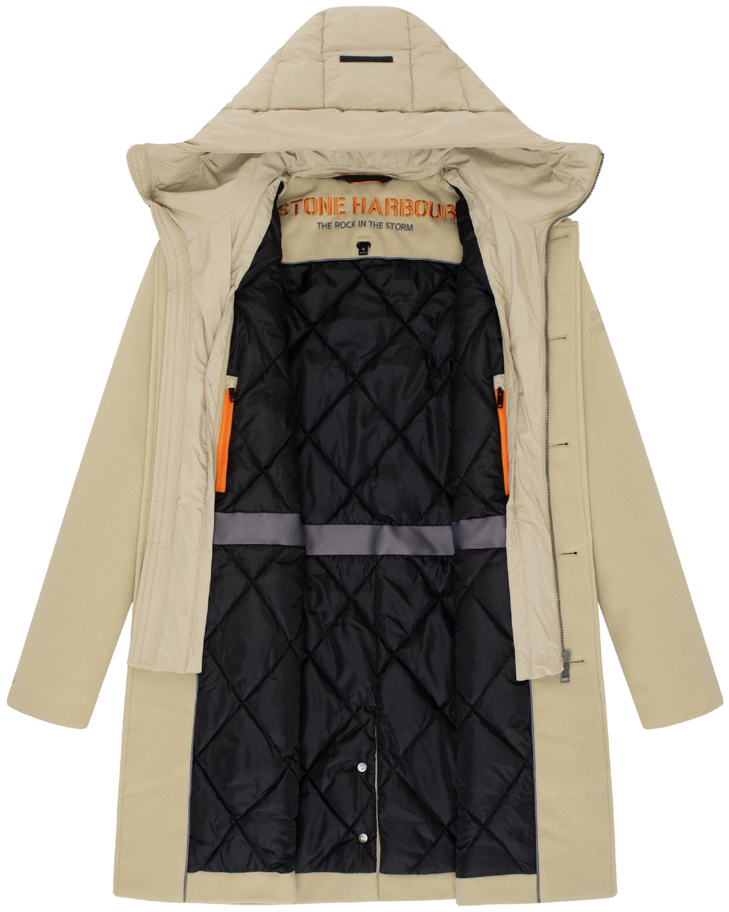 STONE HARBOUR Winterjas 'Thiagoo XX' in Beige