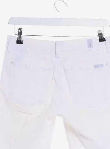 7 for all mankind Bermuda / Shorts S in Weiß