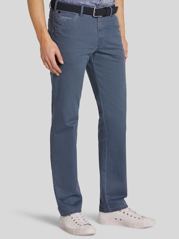 Regular Pantalon à pince Meyer Hosen en bleu : devant