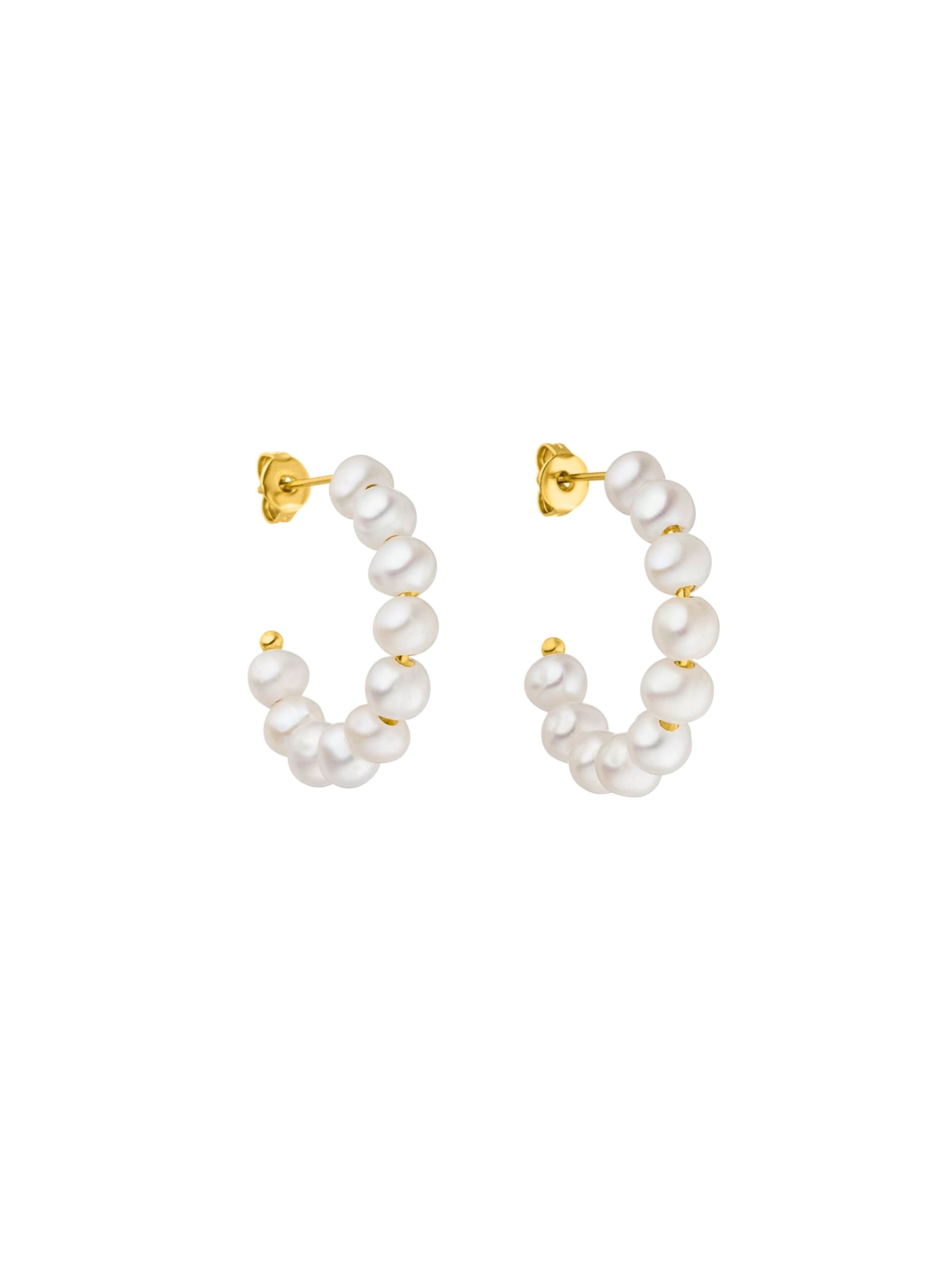 Boucles d'oreilles 'Aina' PURELEI en or : devant